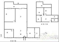 灵响小区3室2厅1卫85㎡户型图