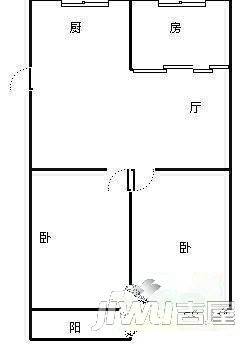 文华小区3室2厅2卫107㎡户型图