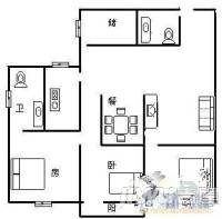 泰禾花园4室2厅2卫110㎡户型图