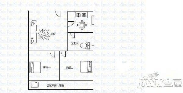 汇达花园4室2厅2卫172㎡户型图