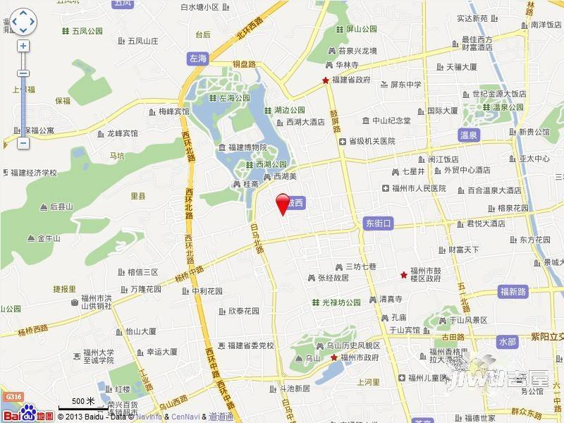 湖光花园位置交通图图片
