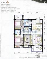 山水卫城3室2厅2卫113㎡户型图