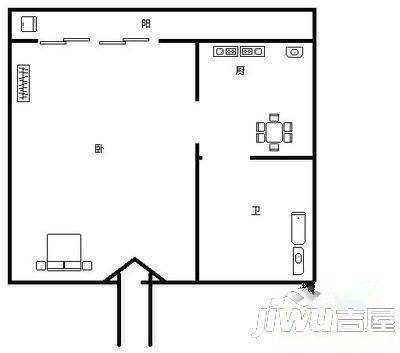 永鸿美域东方3室3厅2卫户型图