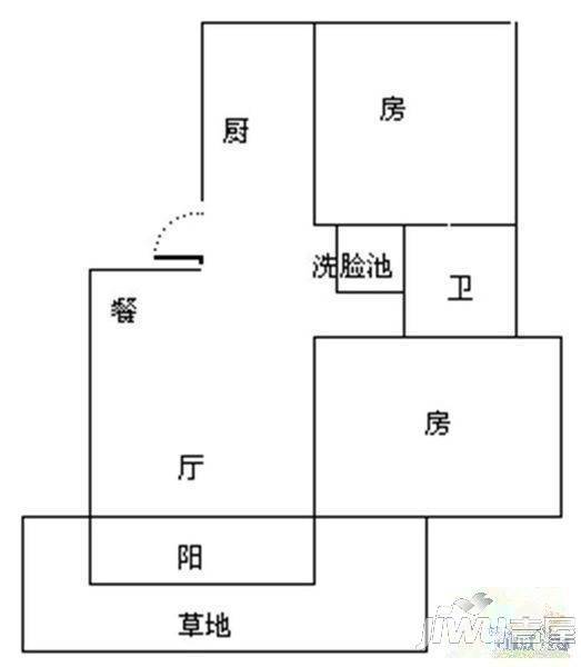 永鸿美域东方3室3厅2卫户型图