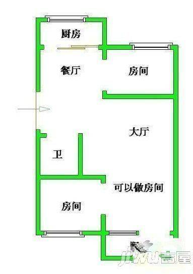 融信三味舒屋3室2厅2卫112㎡户型图