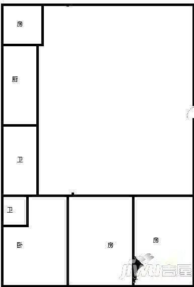 福晟钱隆世家3室2厅0卫户型图