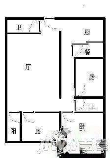 融侨锦江B区4室2厅2卫171㎡户型图