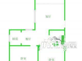 国坤大厦1室1厅1卫户型图