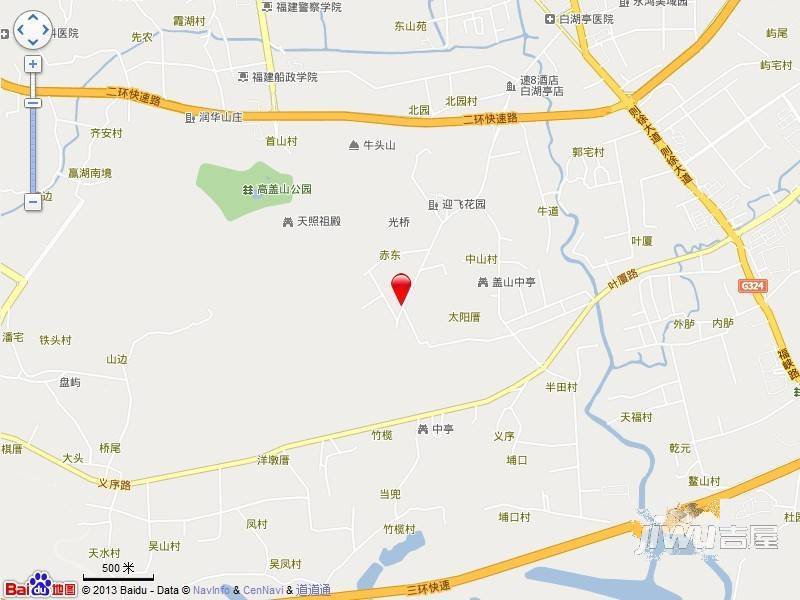 中山鸿景苑位置交通图图片