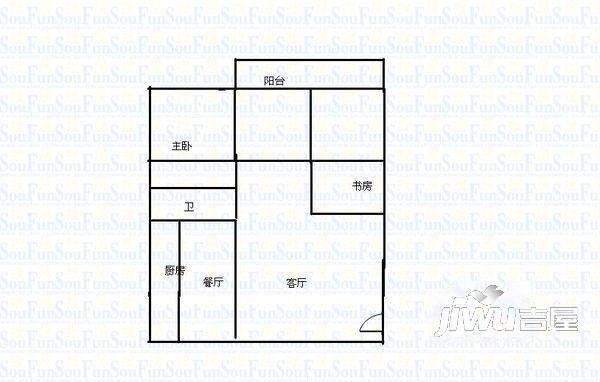 锦江世纪公馆4室2厅2卫182㎡户型图
