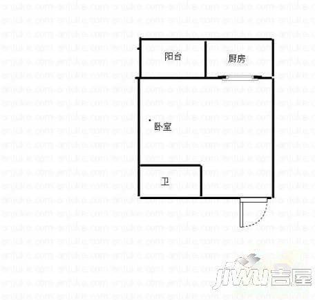 长滩美墅三期3室2厅2卫106㎡户型图