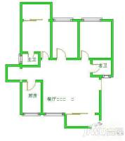 金闽小区3室2厅2卫105㎡户型图