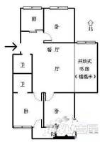 浮村新村3室2厅2卫94㎡户型图