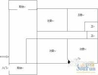 阳光花都4室2厅2卫户型图