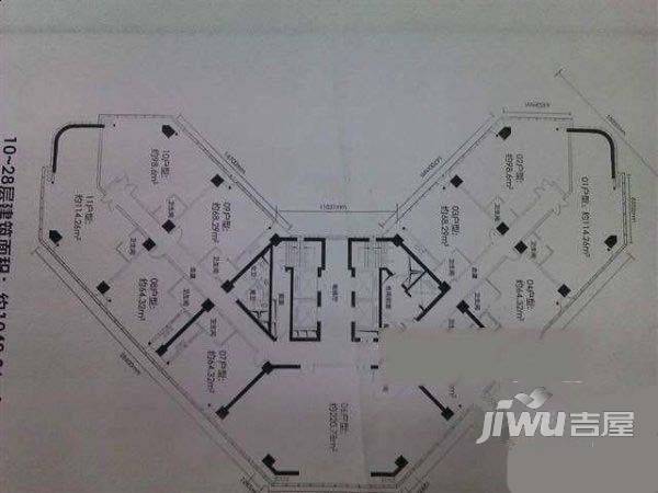 福州佳盛广场1室0厅0卫户型图