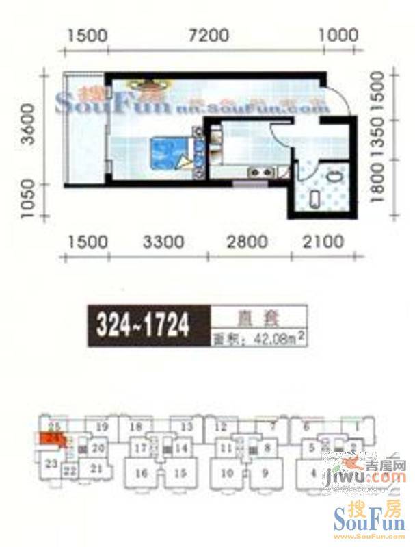 恒大新城3室3厅2卫140.9㎡户型图