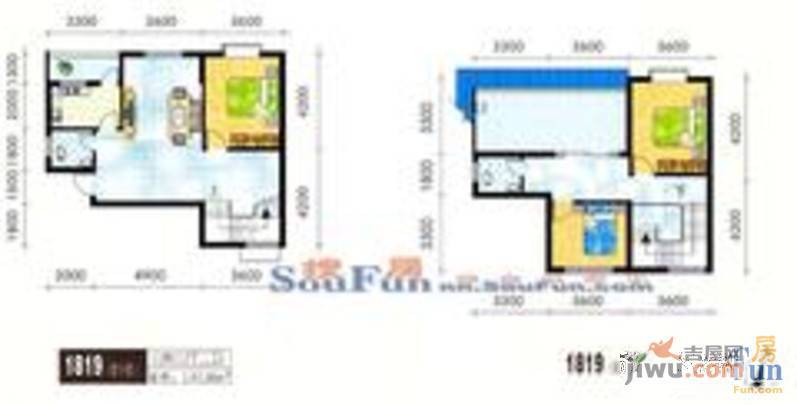 恒大新城3室3厅2卫140.9㎡户型图