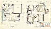 荣和山水美地3室2厅2卫户型图