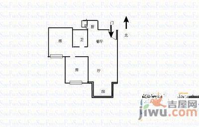 长湖香格里拉二期3室2厅2卫130㎡户型图