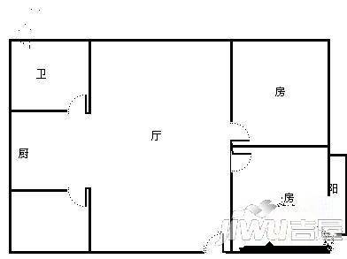 凤凰小区3室2厅2卫户型图