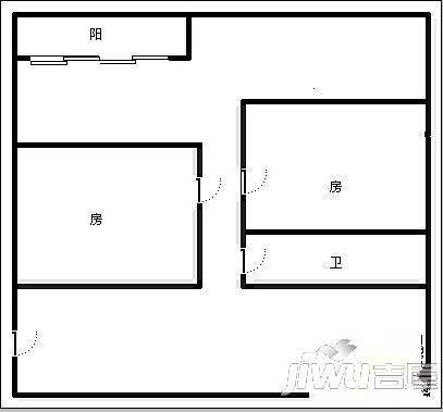 泰安大厦3室2厅2卫户型图