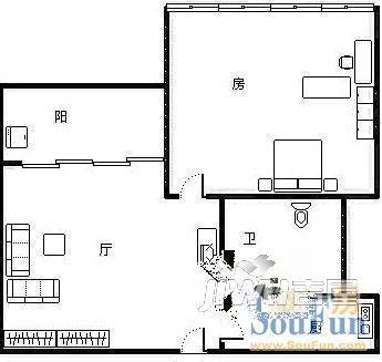 正安花园3室2厅2卫户型图