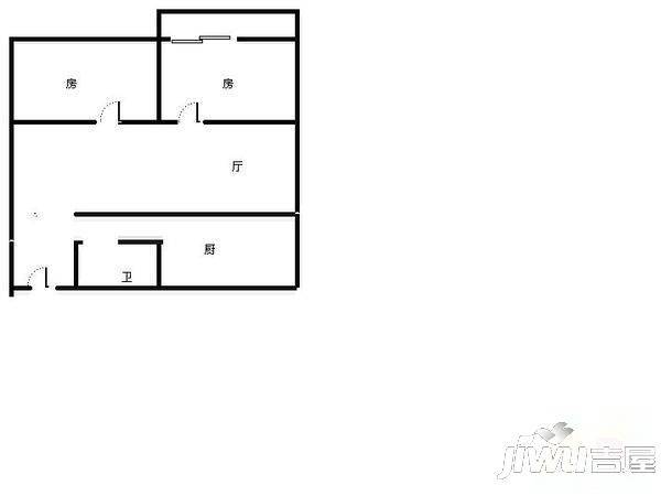 建行大厦3室2厅2卫户型图