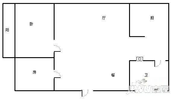 建行大厦3室2厅2卫户型图