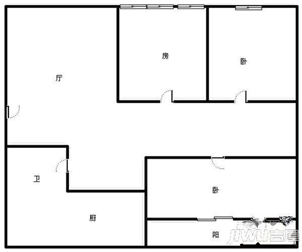 畅春湖山庄3室2厅0卫户型图