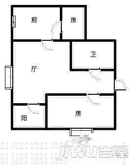 福田家园3室2厅0卫户型图