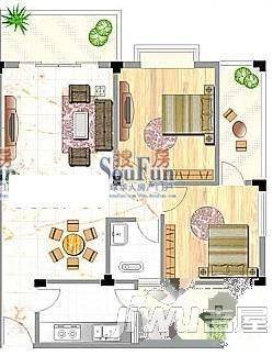 嘉士涌金广场1室1厅1卫47㎡户型图