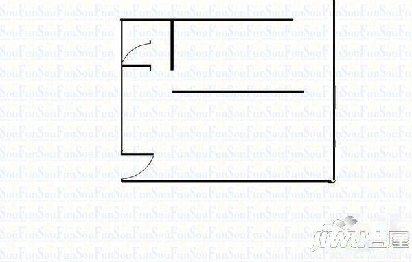 21时代公寓1室1厅1卫户型图