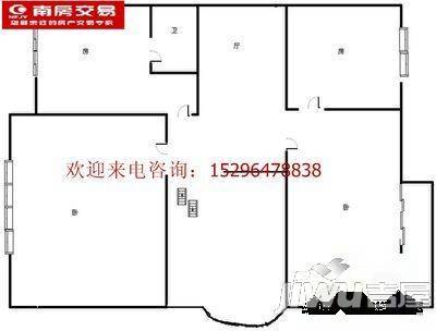 滨江丽景花园别墅4室2厅1卫户型图