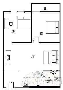 巨隆大厦4室2厅1卫户型图