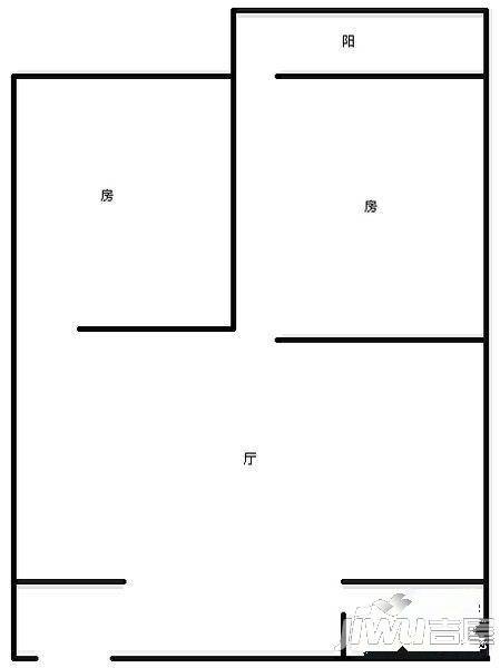 巨隆大厦4室2厅1卫户型图