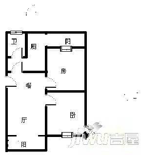 东亚花苑3室2厅2卫户型图