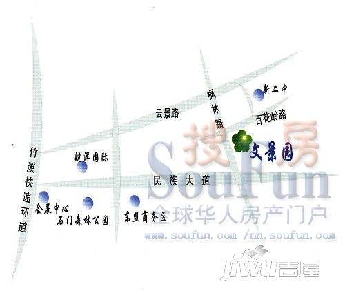 文景园位置交通图图片