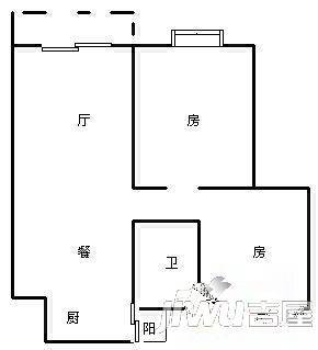 望仙坡3室2厅2卫户型图