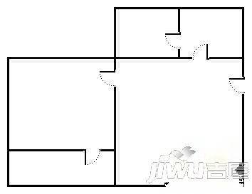 中田小区3室2厅1卫户型图