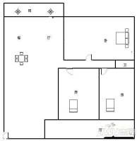 明秀地税局宿舍0室2厅1卫户型图