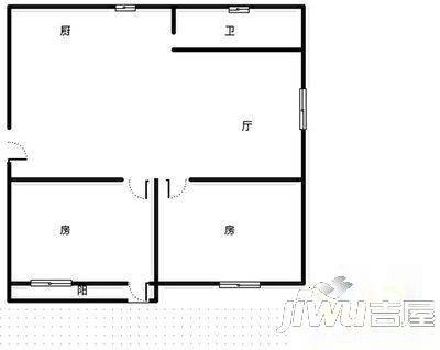 阳光绿城3室2厅2卫户型图