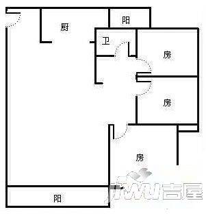 云星尚雅名都3室0厅0卫户型图