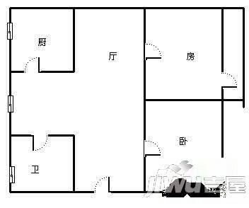 新竹路气象小区3室2厅2卫户型图