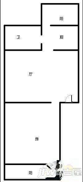 新竹小区3室2厅2卫户型图