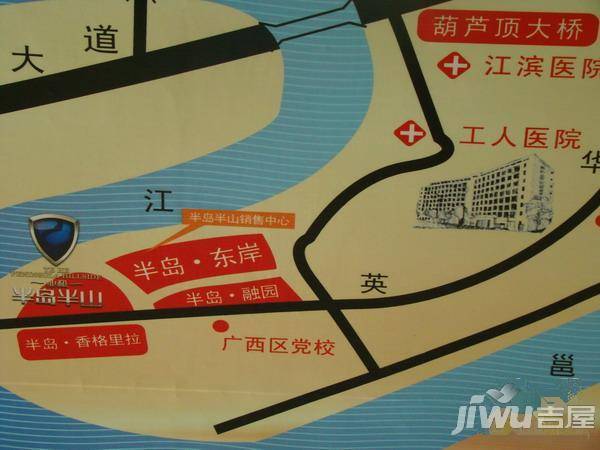 半岛融园配套图图片