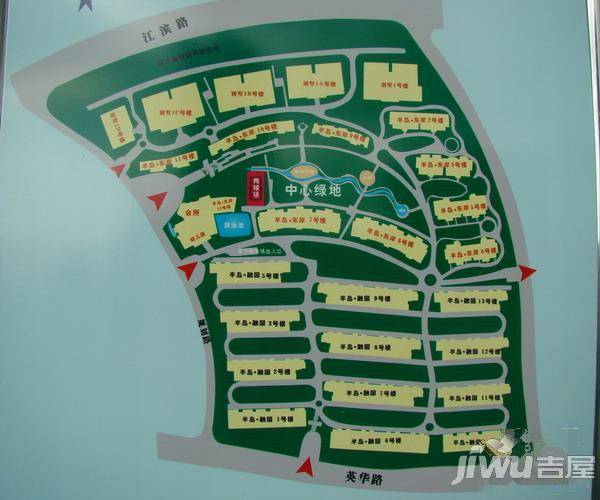 半岛融园配套图图片