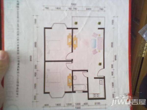 阳光绿城3室2厅2卫户型图