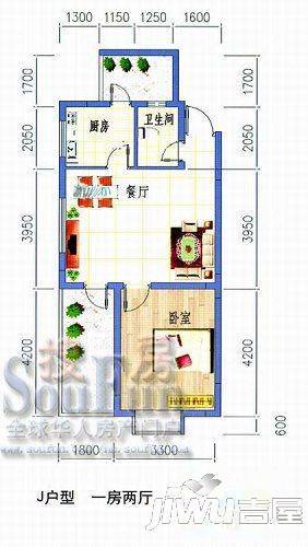 永凯春晖花园3室2厅2卫户型图