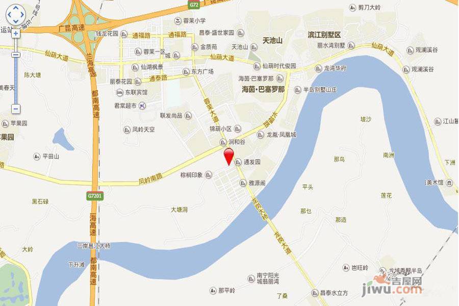 水岸新都位置交通图图片