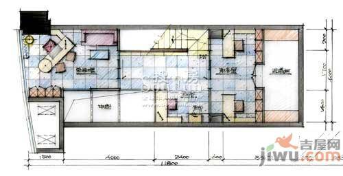 银河湾电脑数码城普通住宅50㎡户型图